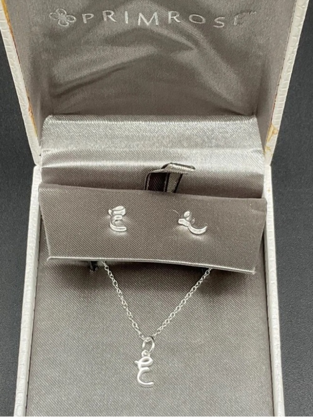 Primrose Sterling Silver Necklace & stud earrings - Matching set
